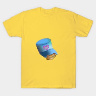 Blue hat kitten T-Shirt